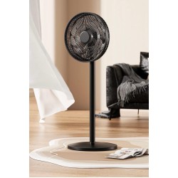 Black 3-Speed Standing Fan