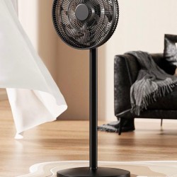 Black 3-Speed Standing Fan