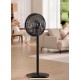 Black 3-Speed Standing Fan