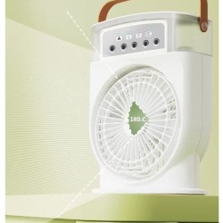 Five-Hole Spray Air Conditioning Fan Rechargeable Mobile