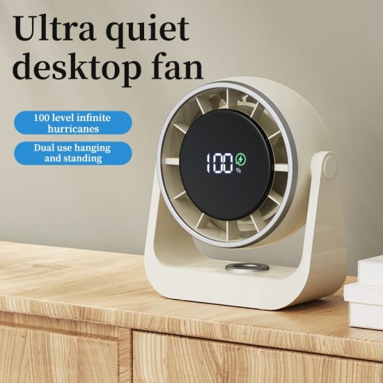 Small Fan Desktop Silent Cooling Air Conditioner Office Dormitory Circulating Charging Fan