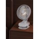 4-Speed Clip-On Small Fan Student Dormitory Radio Fan High Wind Power Shaking Rechargeable Clip Fan
