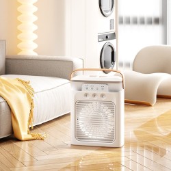 Plug-In Usb Household Air Conditioner Electric Fan Three-Hole Spray Fan Aromatherapy Spray Fan Water Fan