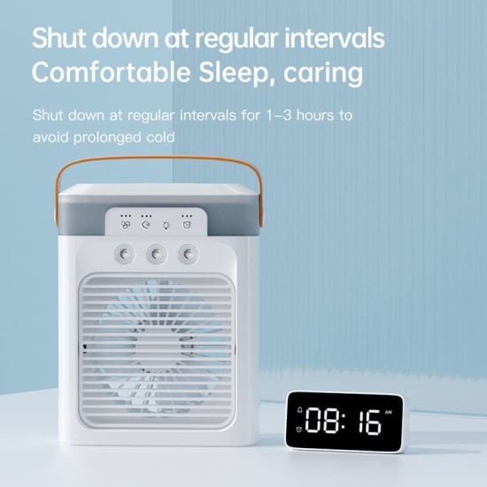 Plug-In Usb Household Air Conditioner Electric Fan Three-Hole Spray Fan Aromatherapy Spray Fan Water Fan