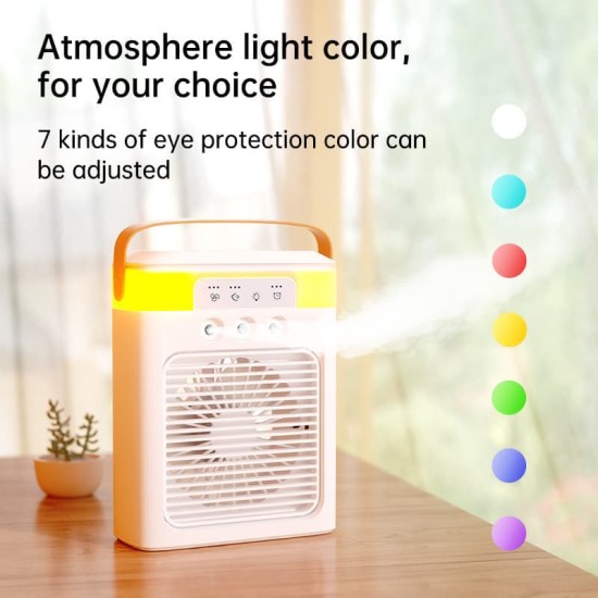 Plug-In Usb Household Air Conditioner Electric Fan Three-Hole Spray Fan Aromatherapy Spray Fan Water Fan