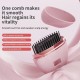 Rechargeable Cordless Portable Travel Hair Straightener Comb With Negative Ions For Straightening And Curling