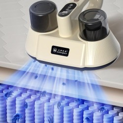 Double Cup Strong Suction Patting Mite Removal Device Convenient Dust Removal And Mite Removal Strong Power