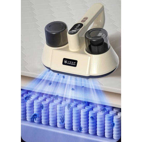 Double Cup Strong Suction Patting Mite Removal Device Convenient Dust Removal And Mite Removal Strong Power