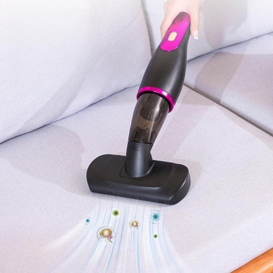 Cordless Vacuum Cleaner for Car and Home Use - Three-in-One Handheld Cat Hair Sweeping, Suction, and Mopping