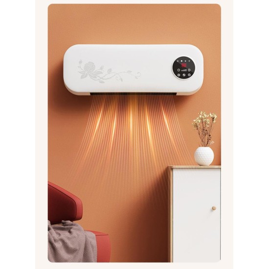 Heater household electric heater wall mounted heat fan energy saving fast heating whole house heater drying