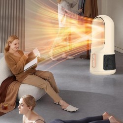 Portable Bladeless Heater Energy-Saving Household Circulation Heater Desktop Fast Heating Electric Heater