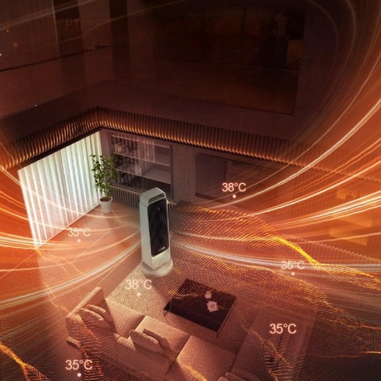 Heater Household Electric Heater Electric Heater Fast Heating Fan Vertical Household Smart Heater