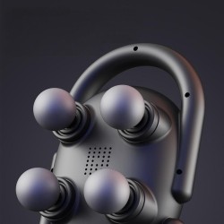 Four-Head Fascia Gun Rechargeable Muscle Massager Fascia Gun Massage Gun Neck Mask Gun