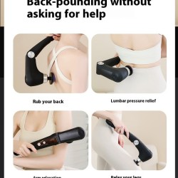 Split Pull Band Fascia Gun 12-Speed Frequency Button Adjustment Digital Display Professional-Grade Relaxation Full Body Massage