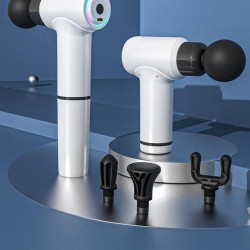 Extended Handle Fascia Gun Massager Portable Massage Hammer Electric Muscle Relaxation Whole Body Meridian Back